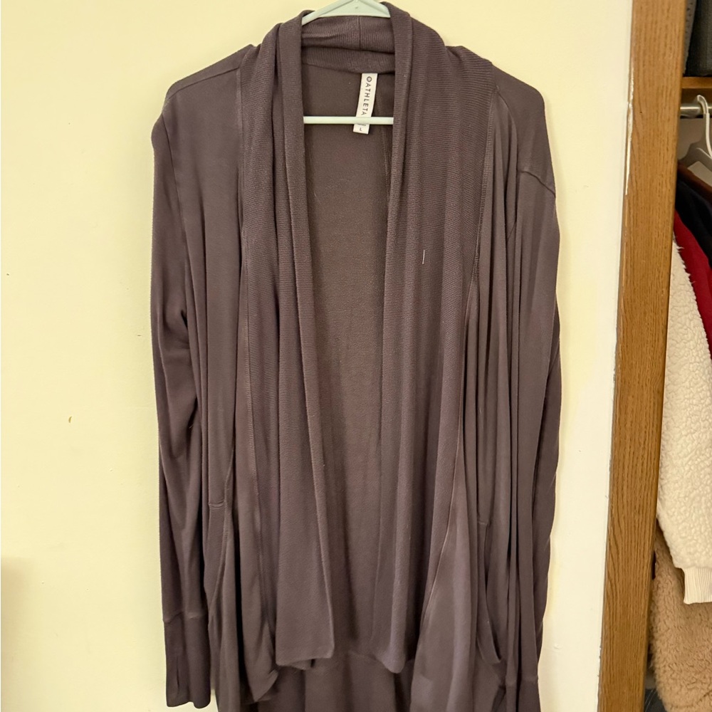 Athleta Pranayama Restore Wrap in Plum